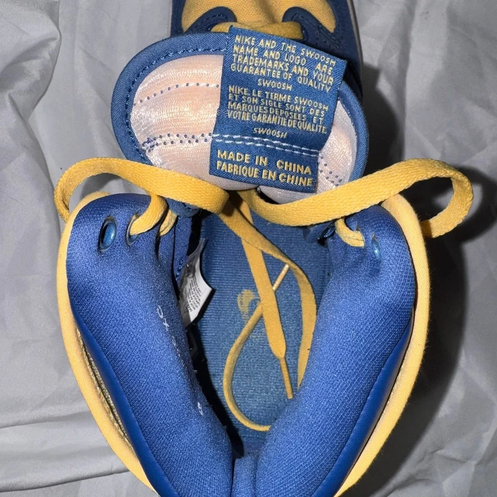 Air Jordan 1 AJKO High Laney True Blue Topaz Gold DO5047-407 Mens 9 - Picture 9 of 9